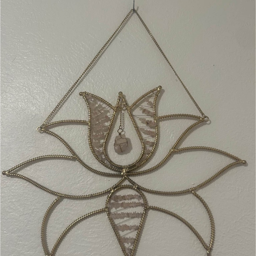 EARTHBOUND Gold Lotus Wall Art